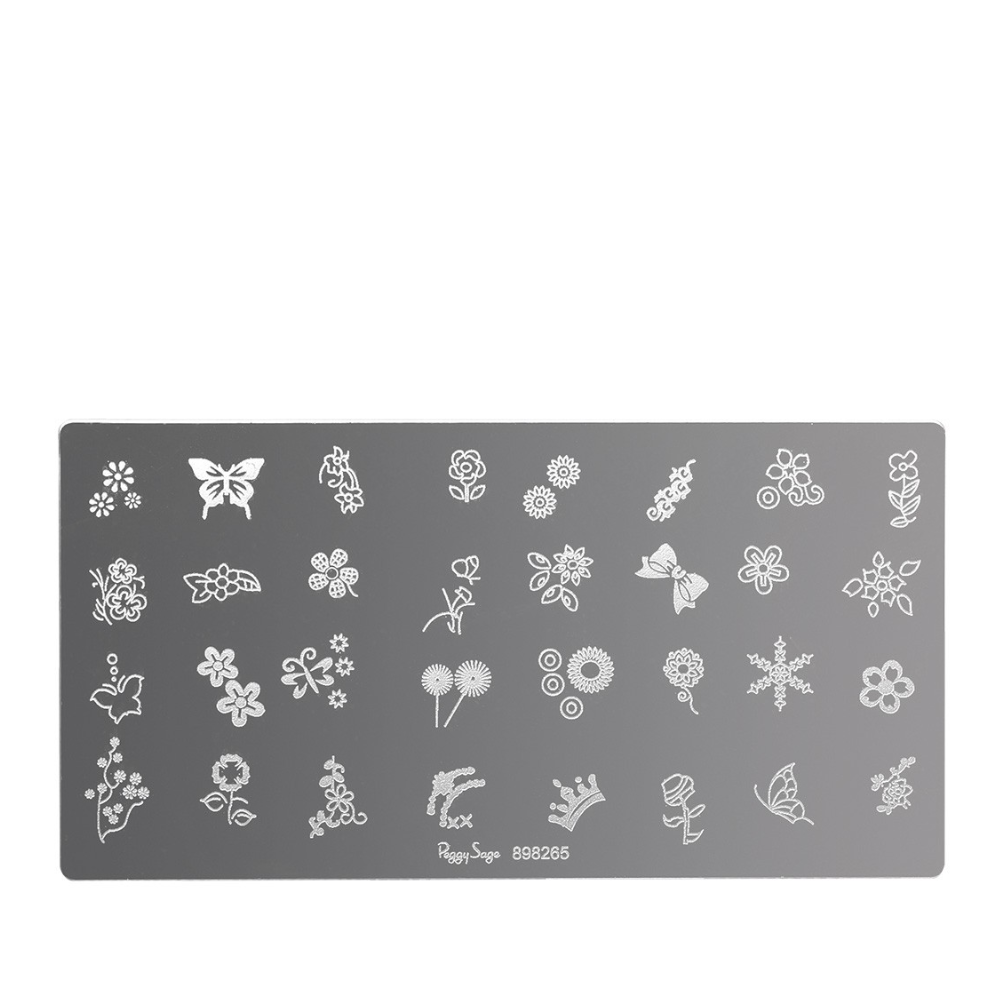 PEGGY SAGE 898265 TAVOLA DI STAMPING NAIL ART